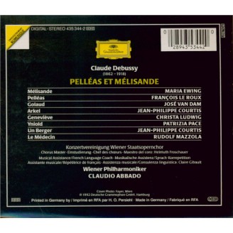 DEBUSSY - Abbado - Pelléas et Mélisande, drame lyrique avec orchestre L..